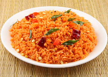 Takkali Sadam from Tamil Nadu